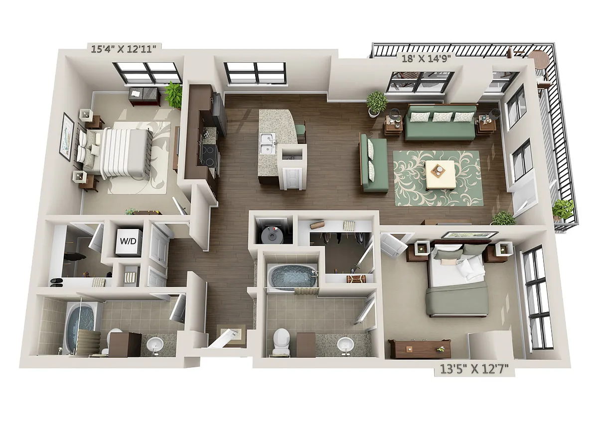 Floor plan Seek (B2H)