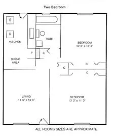 Two Bedroom - Westhampton Court