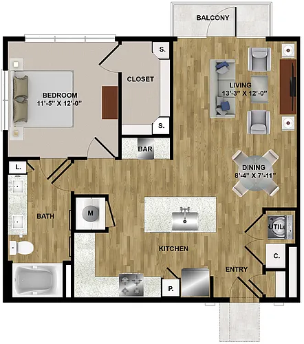 Floor plan A6