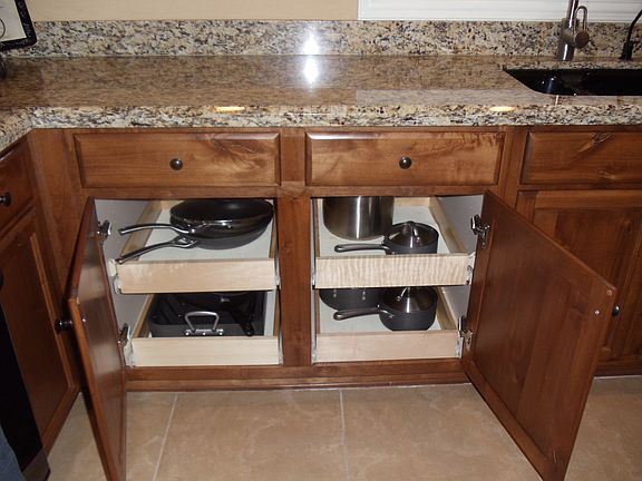 Pull OUt Shelves In Kitchen