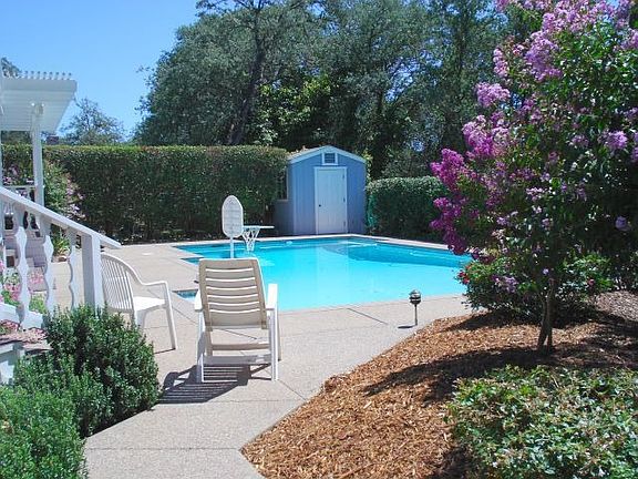Serene atmosphere and relaxing, private pool.
