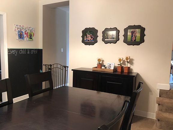 Dining room / doorway to kit