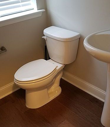 powder room in living room