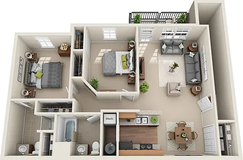 Floor plan B4