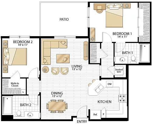 Floor plan Plan 22