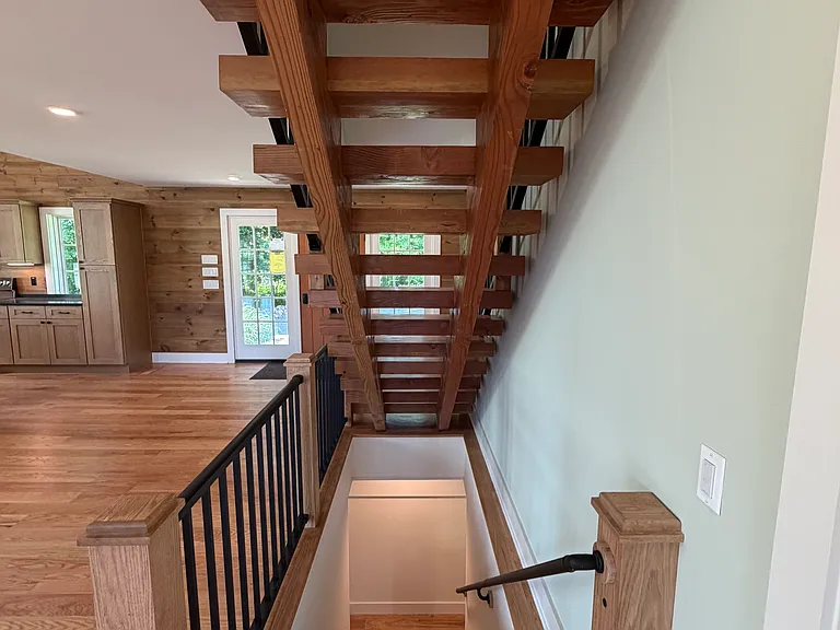 Stairs to rec room