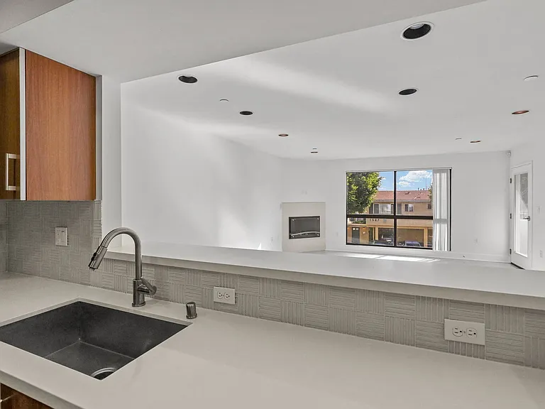 Kitchen with Countertop Bar