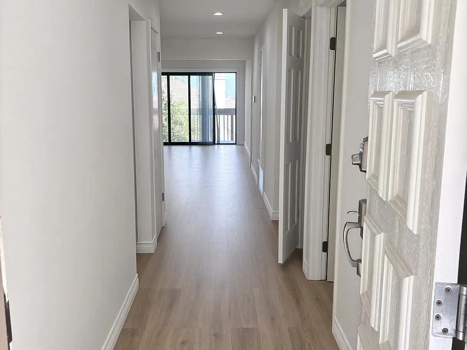 View from front door to patio.