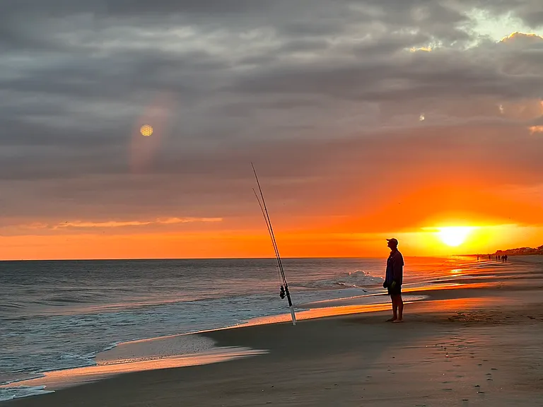 Emerald Isle Beach at Sunset