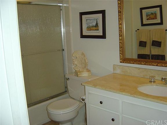 2nd bathroom with shower over bath tub