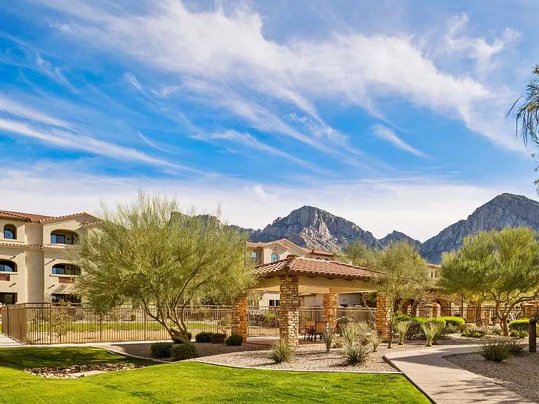 Our community features gorgeous mountain views
