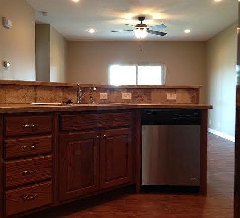Open Kitchen and Living floor plan