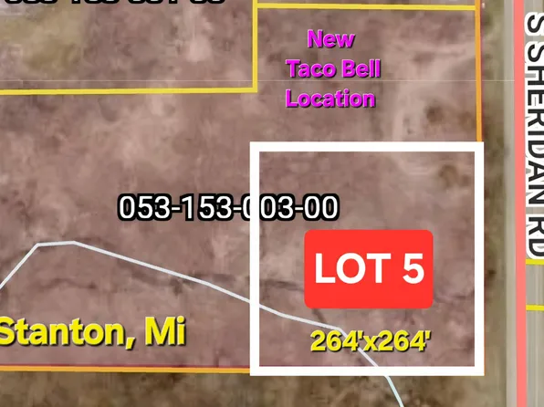 S State St Lot 5-S, Stanton, MI 48888