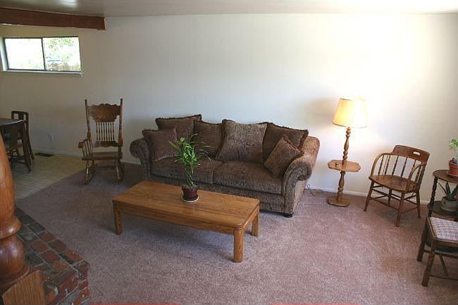 Spacious Living Room with picture window