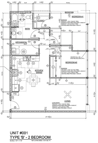 Floor plan 2 Bedroom
