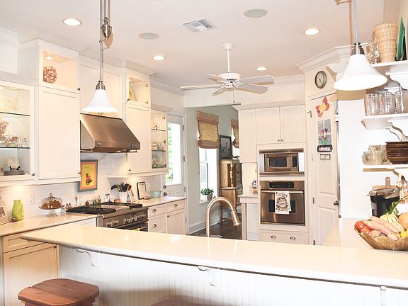 Kitchen with bar seating