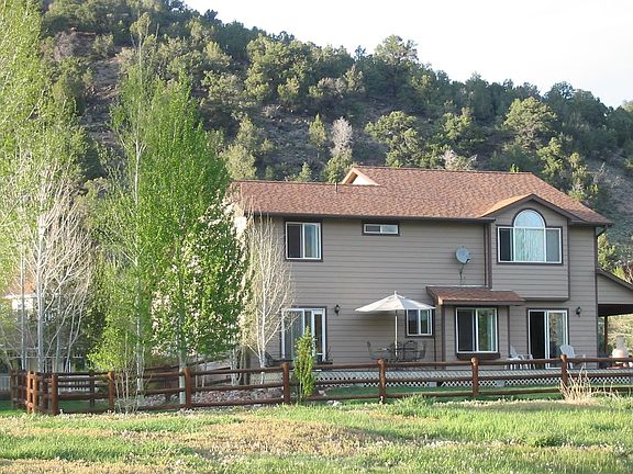 Hillside view from backyard