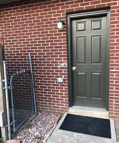 Rear entrance to Garage