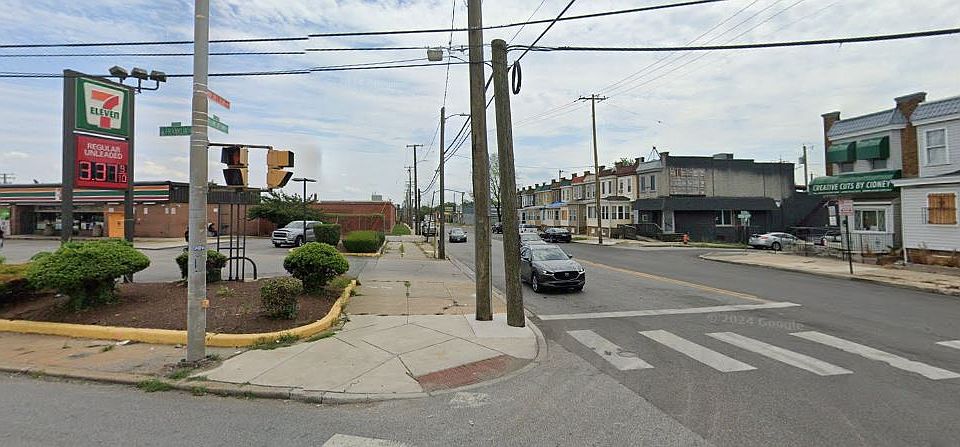 Panoramic view of the property from across the street