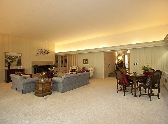 Great Room withgranite fireplace.