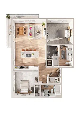 Floor plan B3