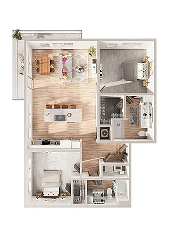 Floor plan B3