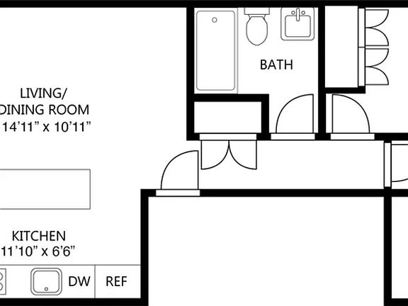 2nd image of 245 W 16th St APT B1