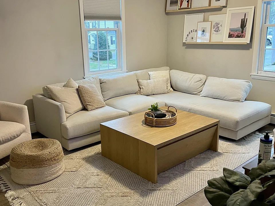 LIGHT FILLED LIVING ROOM