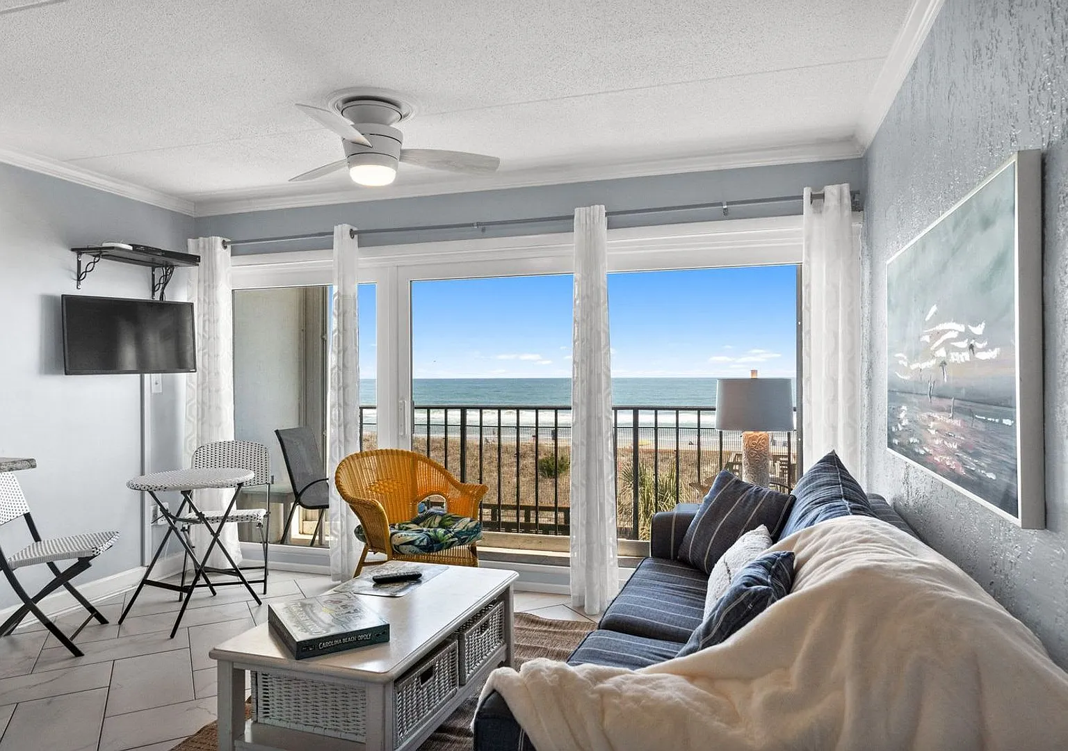 Oceanfront Boardwalk Condo | Furnished Midterm Rental — Photo 1