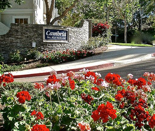 Entrance Cambria community