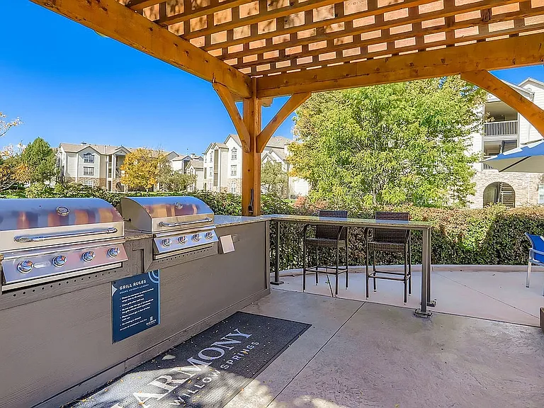 Poolside grills
