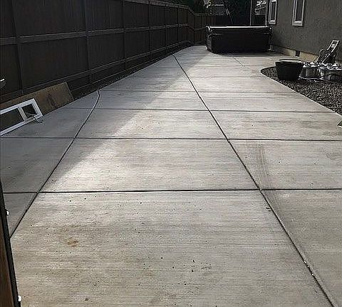 HUGE cement RV parking