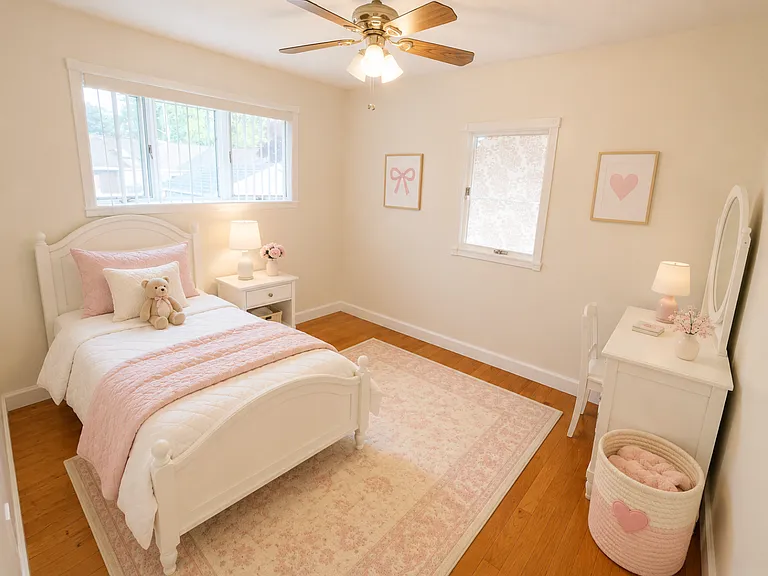 attached room, ideal for a nursery, dressing room, office, or sitting area