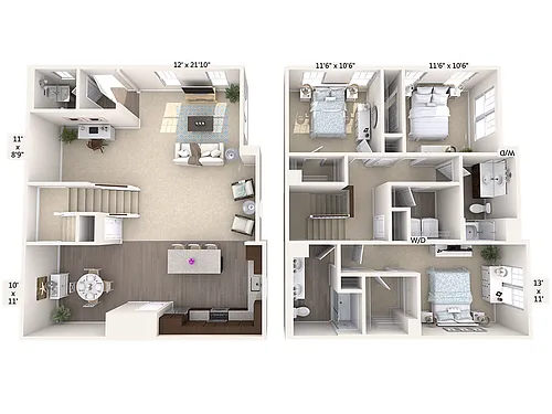 Floor plan C1TD