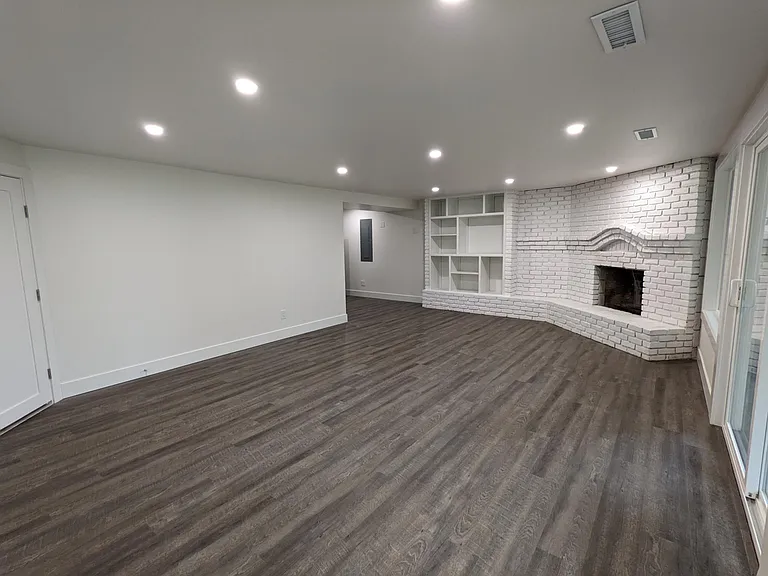 Downstairs expansive living area