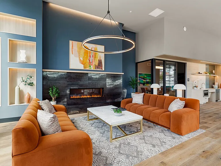 Boutique hotel-inspired design throughout the community