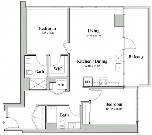Floor plan D1