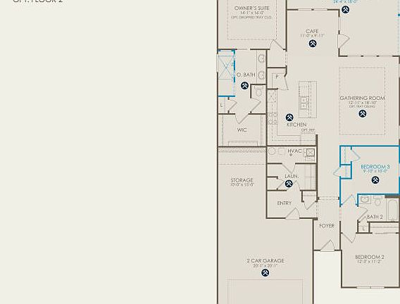 Mystique Floor Plan, Quick Move-In Home, Floor 1