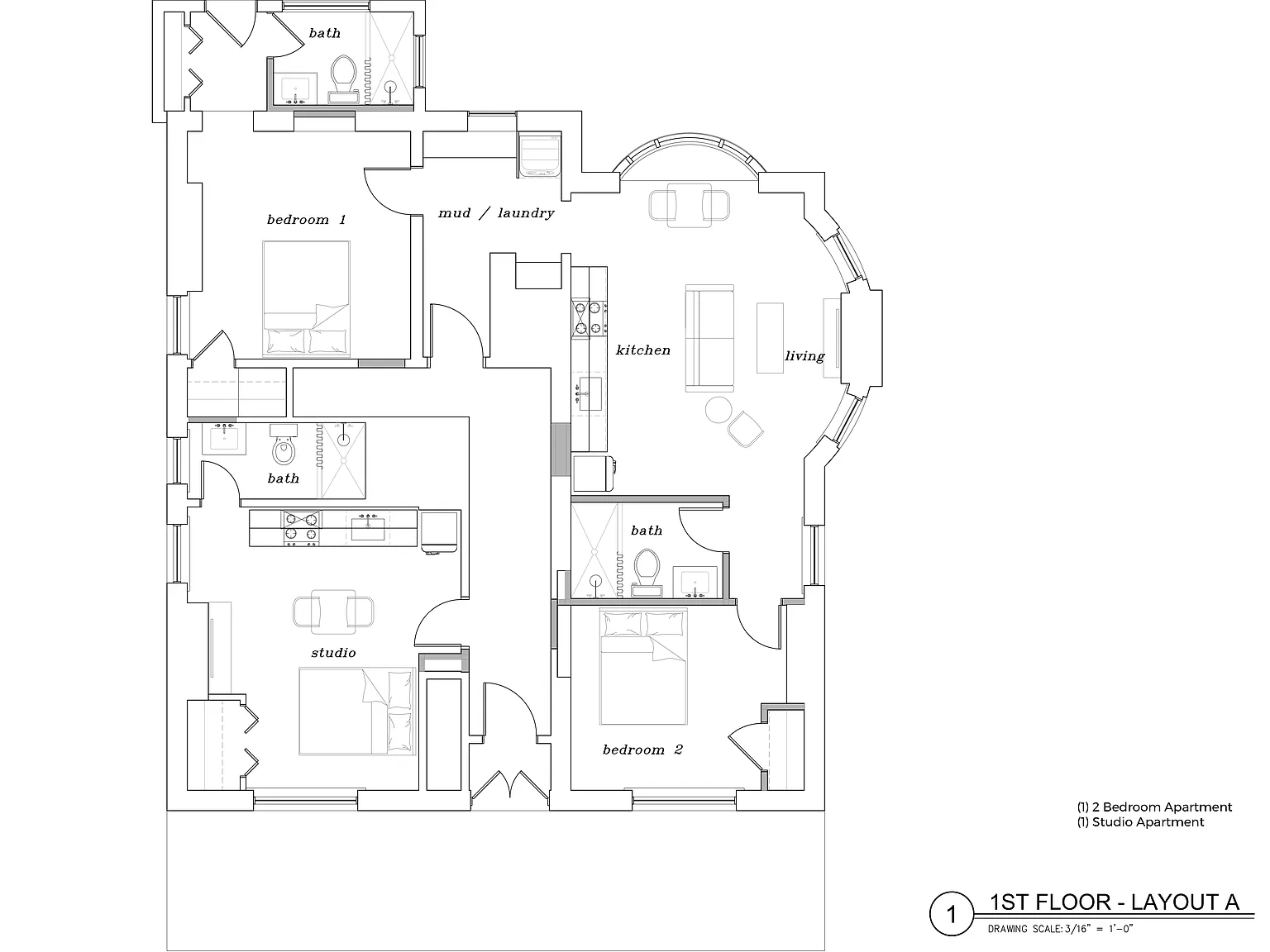 1 bed, $1,450 — Photo 2