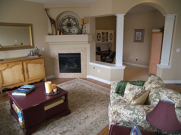 Living room plus Den