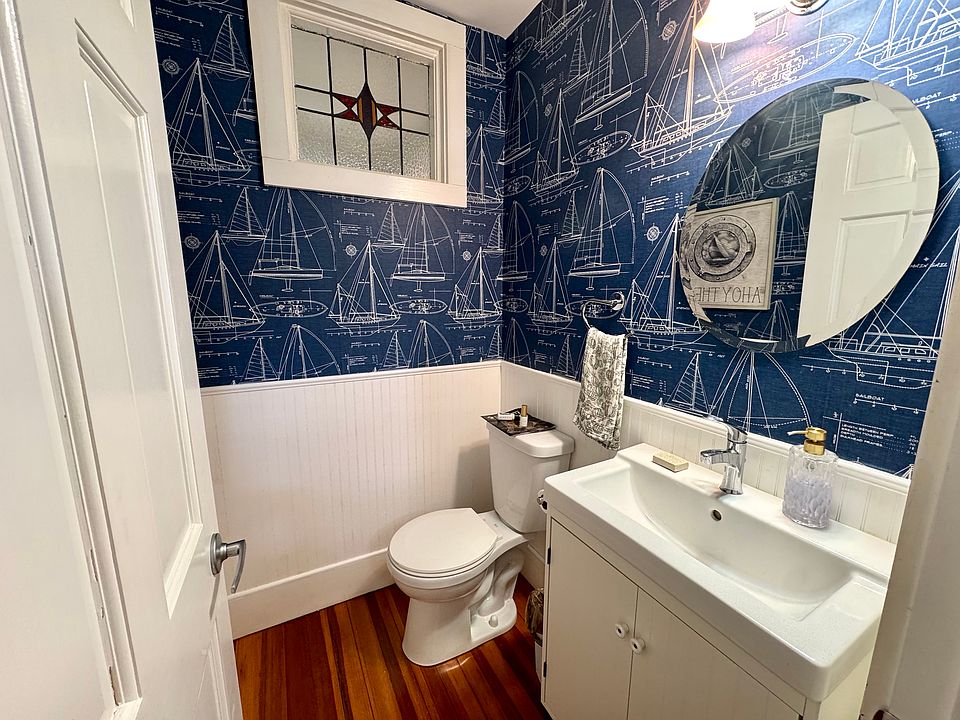 Half bath on first floor.