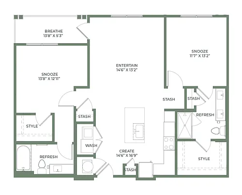 Floor plan B3
