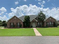 Exterior Front, facing Duhe Drive
