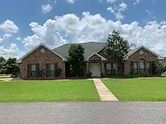 Exterior Front, facing Duhe Drive
