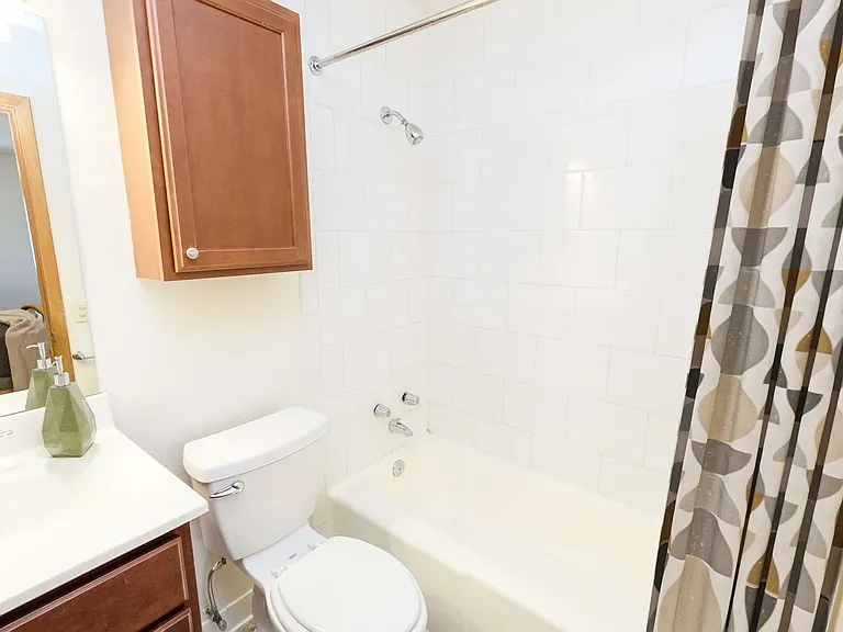 Welcome to Central Lakes of Uptown, where modern design meets comfort. This stylish bathroom features high-quality finishes and a tranquil ambiance, perfect for your daily routine. Elevate your lifestyle today. Schedule a tour now!
