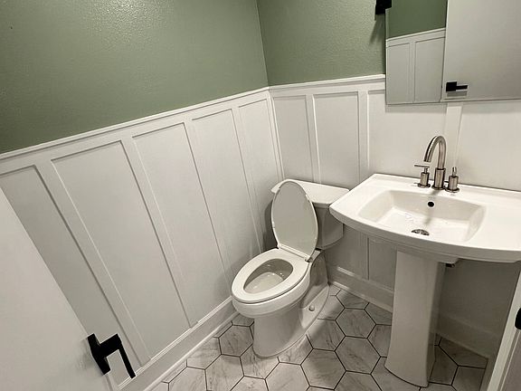 Half bathroom downstairs