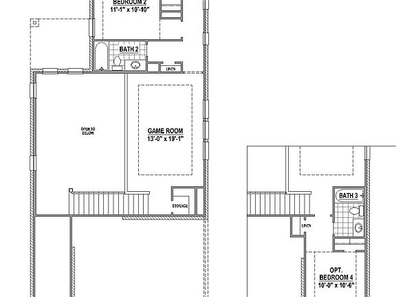 Plan 1459 2nd Floor