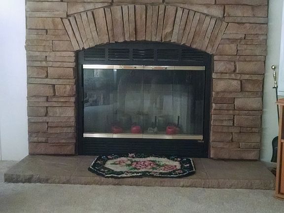 Working fireplace