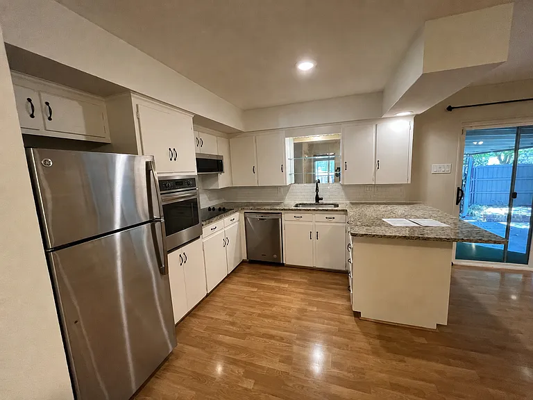 Kitchen and back patio/entry