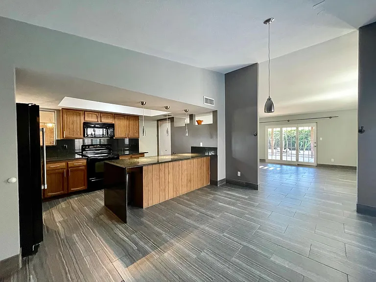 Looking into Dining and Living Rooms